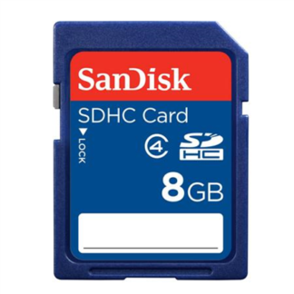 SanDisk 8GB SDHC card