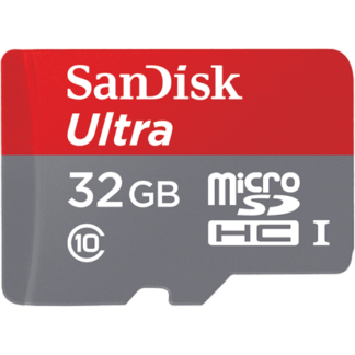 SANDISK Ultra microSDHC 32GB + SD Adapter 80MB/s Class 10 UHS-I