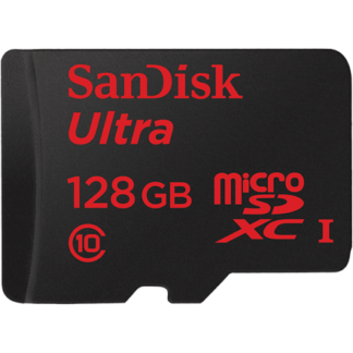 SANDISK Ultra microSDXC 128GB + SD Adapter 80MB/s Class 10 UHS-I