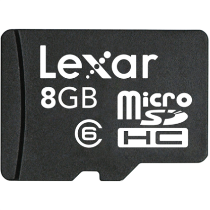Lexar 8GB microSDHC C6 Moble with adapter