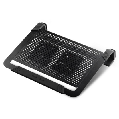 Cooler master notebook cooler "Notepal U2 PLUS" for up to 17" nb, 2x80 mm  fan, black