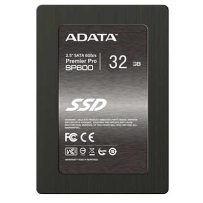 A-DATA SSD Premier Pro SP600 32GB 2.5 SATA 6Gb/s, Sequential Read: 480 MB/sec, Sequential Write: 250 MB/sec