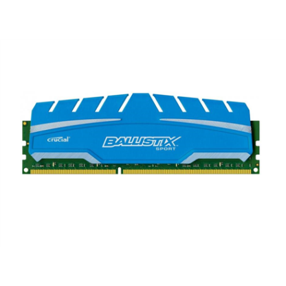 Crucial 16GB kit (8GBx2) DDR3 Ballistix DIMM 240pin, DDR3-1866, PC3-14900, 1.5V, Unbuffered NON-ECC, 1024Meg x 64, CL-10-10-10-30