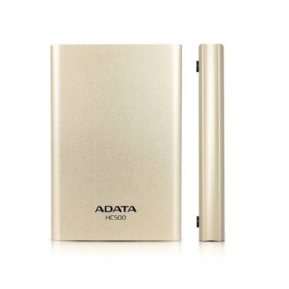 A-DATA 1TB USB3.0 Portable Hard Drive HC500 External Hard Drive 2.5" SATA HDD, Golden